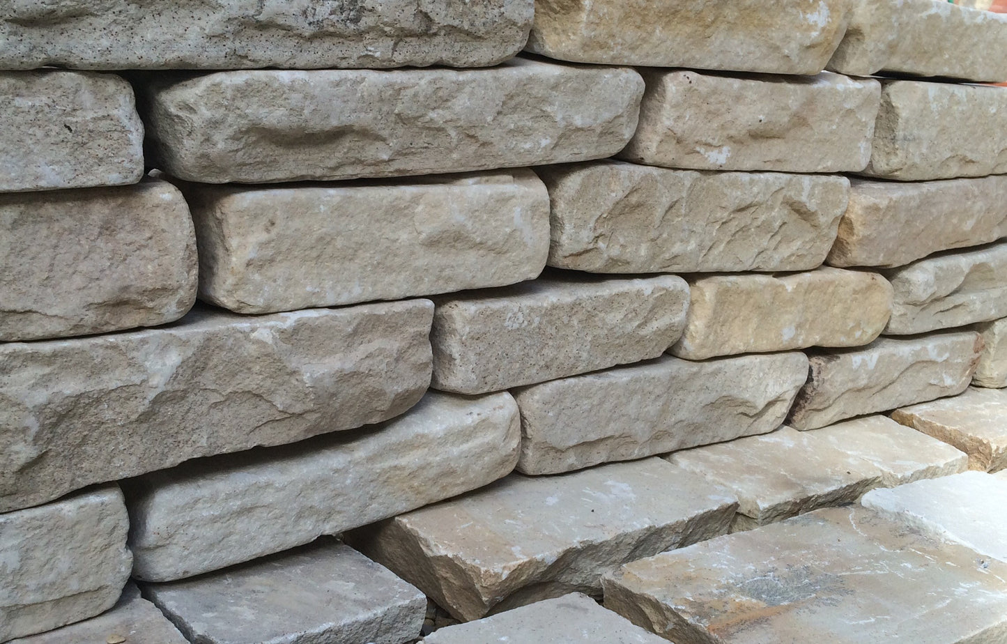 Fossil Mint Tumbled Walling – 3 Size