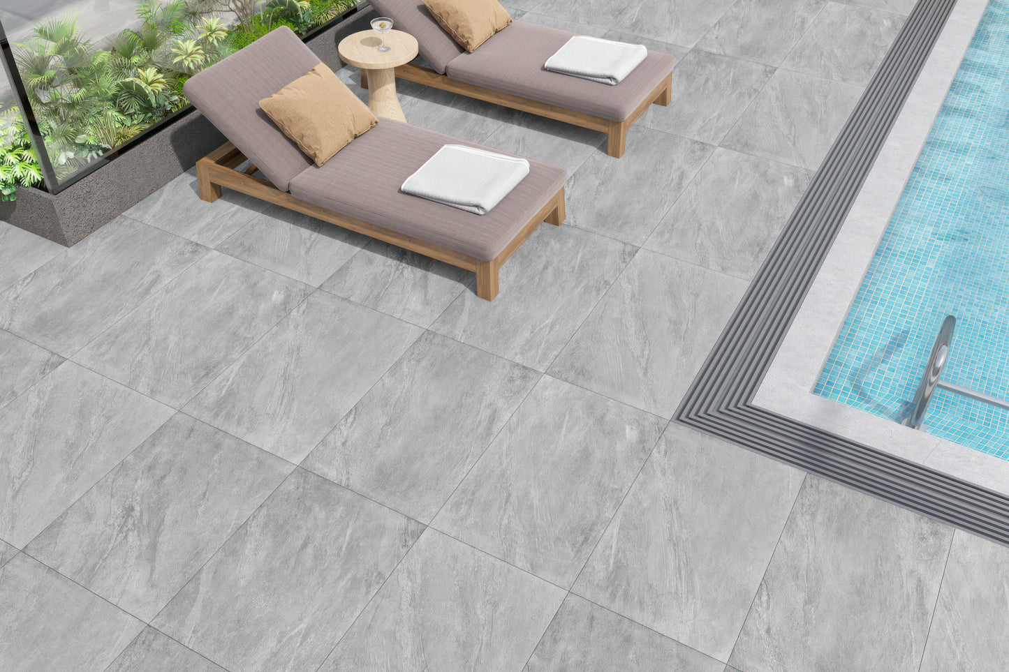 Country Anthracite Grey Porcelain