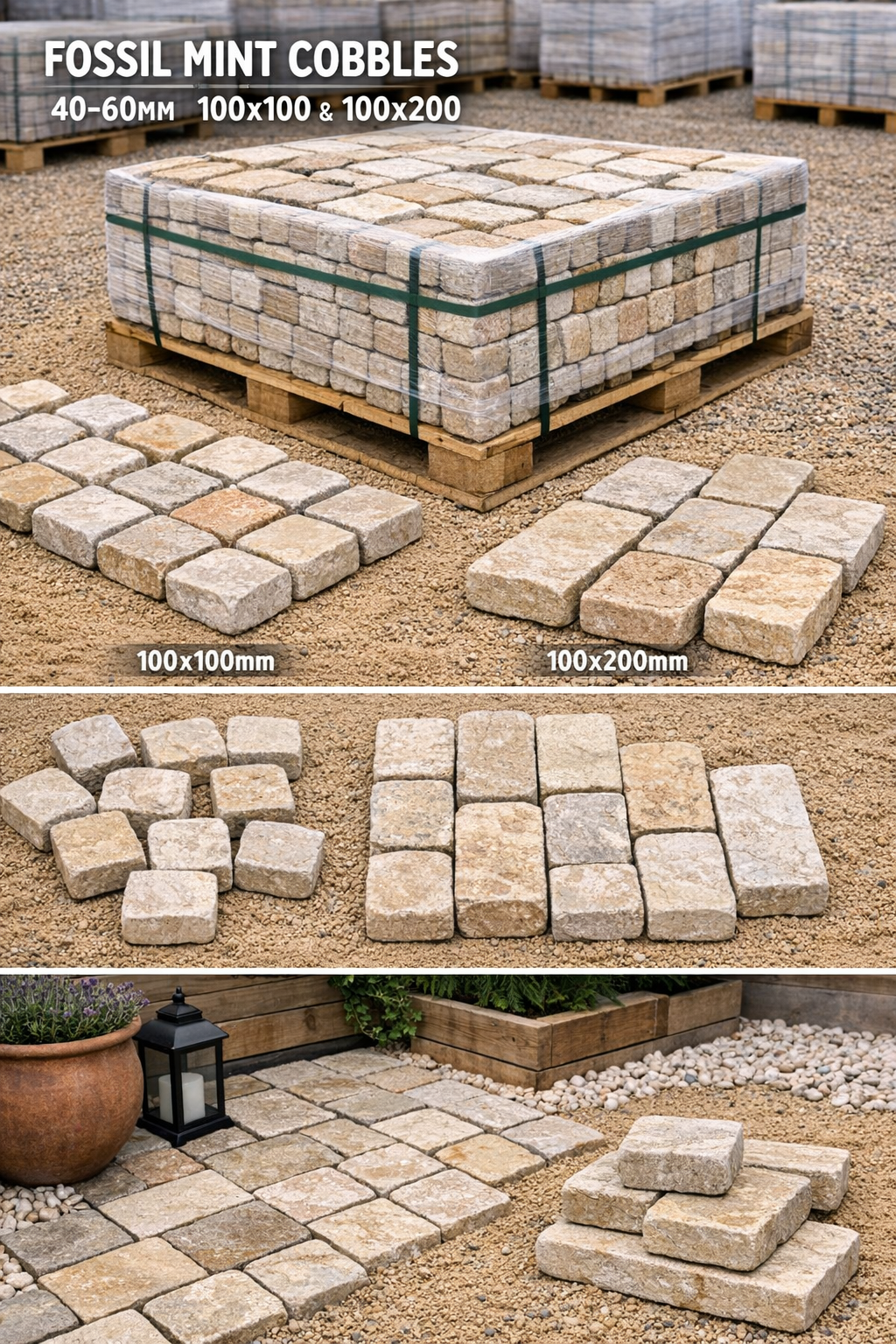 Fossil Mint Cobbles