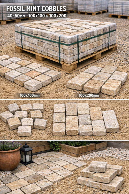 Fossil Mint Cobbles