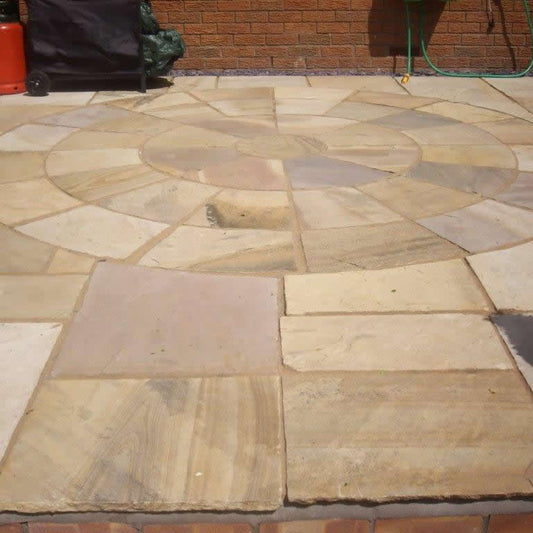 Fossil Mint Sandstone Circle Kit – 2.7m
